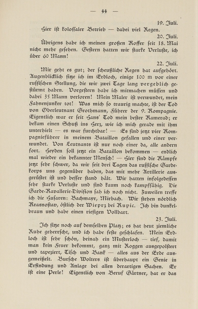 Brief: Wilhelm von Wedel