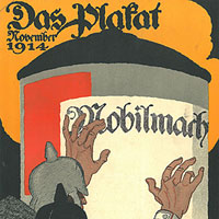 Titelseite: Das Plakat, Novemberheft 1914