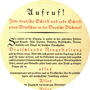 Aufruf der Deutschen Bücherei vom Januar 1919 zur Einsendung von Revolutionsdrucksachen