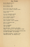 Buchseite: Gedicht Oskar Kanehls: Der Prolet, um 1920