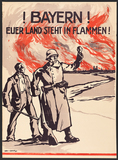 Poster by Wera von Bartels, mobilising the Bavarian population against the November Revolution.