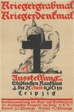 Poster: Erich Gruner, Kriegergrabmal – Kriegerdenkmal