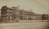 Photo: Deutsche Bücherei, construction phase 1915