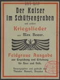 Title page: Max Bewer, Der Kaiser im Schützengraben